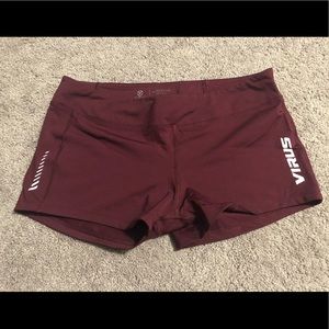 Virus spandex shorts